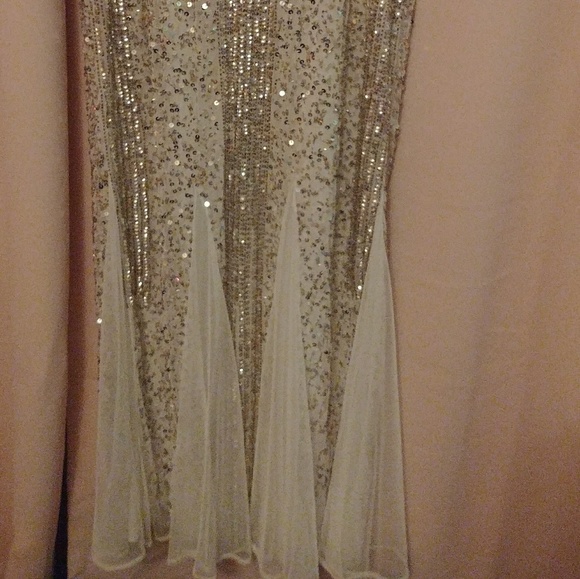 Joanna Chen New York Sequin Mesh strapless Gown - Picture 8 of 8